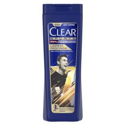 Clear Men Shampoo Anticaspa Sports Limpeza Profunda 400ml
