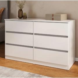 Cômoda Com 6 Gavetas 120cm Multimóveis