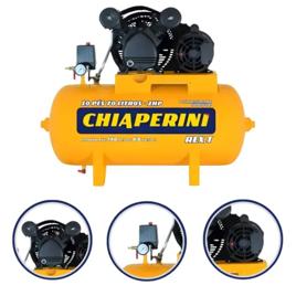 Compressor Ar 10 Pés 70 Litros 2Hp Chiaperini Profissional 140 Libras 10 Pcm Trifásico