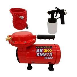 Compressor Ar Direto Red Bivolt + Kit De Pintura Chiaperini