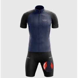 Conjunto De Ciclismo Roupa Camisa + Bermuda Acolchoada Bike