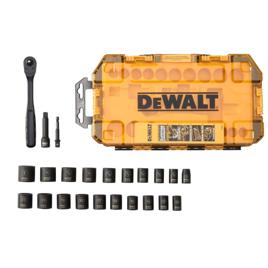 Conjunto De Soquetes De Impacto 23 Peças Dewalt