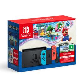 Console Nintendo Switch + Super Mario Bros. Wonder + 3 Meses de Assinatura Nintendo Switch Online
