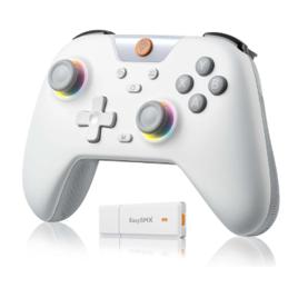 Controlador sem fio Bluetooth e 2.4 Easysmx X05 Branco
