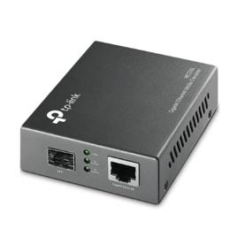Conversor De Mídia Tp-link Gigabit Sfp Fibra Otica