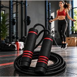 Corda De Pular Crossfit Speed Rope Rolamento 3m Ajustável