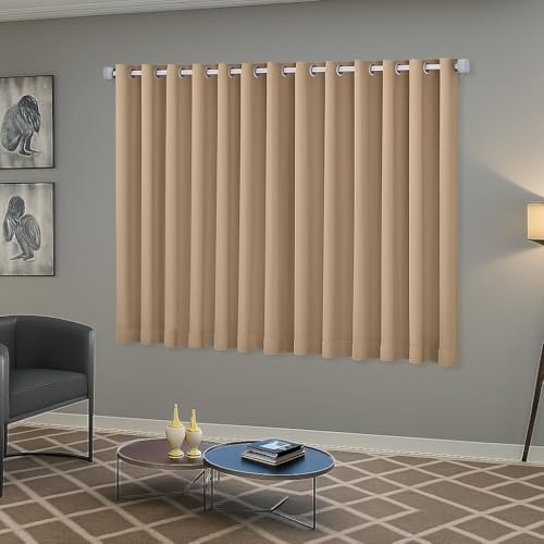 Cortina Blackout/Blecaute Sala e Janela em Tecido 2,20m x 1,30m Ilhós Cromado Solaris - Avela