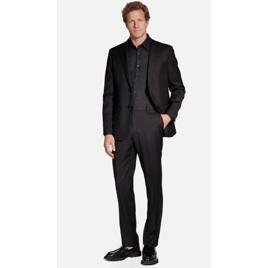 Costume Poliviscose Regular Preto