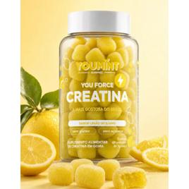 Creatina 60 Gummy Zero Açúcar Youmint Sabor Limão Siciliano