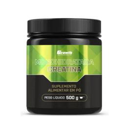 Creatina Monohidratada 500g Growth Supplements - Sem Sabor Em Pó