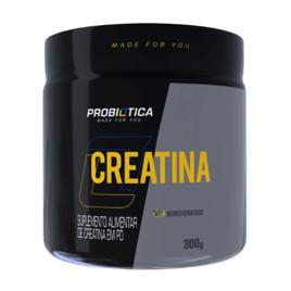 Creatina Probiotica 300g Monohidratada Sem Sabor