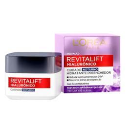 Creme Facial Noturno L'Oréal Paris Revitalift Hialurônico 50g