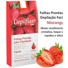 Depilflax – Folhas Prontas para Depilação Facial Morango
