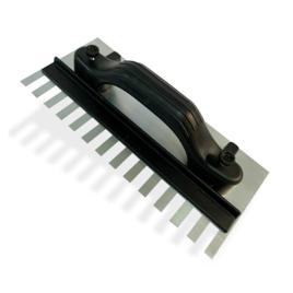 Desempenadeira Dentada Aço Galvanizado 27cm Com Regulagem Piso