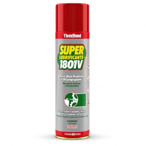 Desengripante Lubrificante 1801V ThreeBond 300ml - Multiuso, Elimina Ruídos, Alta Viscosidade