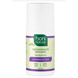 Desodorante Roll-On Vegano Lavanda Coco 55ml Boni Natural Sem Alumínio