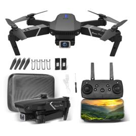 E88 Drone Com Camera Drone Profissional 1080p HD 4K FPV WiFi Mini Controle Remoto DroneQuadricóptero - FBA