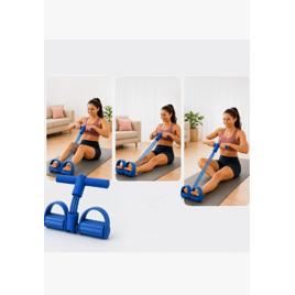 Elástico Extensor Exercícios Multifuncional Com Apoio Pés