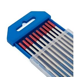 Eletrodo Tungstênio 1,6mm 1/16 Ponta Vermelha 2% Tório Inox