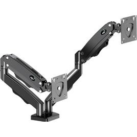 ELG, F160N, Suporte Articulado de Mesa com Pistão a Gás e Ajuste de Altura, 2 Monitores de 17” a 35”
