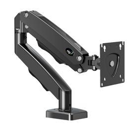 ELG, F80N, Suporte Articulado de Mesa, Pistão a Gás, Design Compacto e Retrátil, Ergonômico, Monitores 17'' a 35'', 2kg a 9kg, Preto