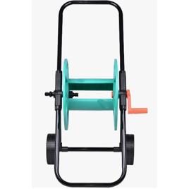 Enrolador Mangueira Jardim Kala Carrinho 45m Plástico Abs Verde