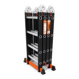 Escada Articulada 4x4 4,56m Industrial Reforçada 150kg En131