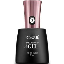 Esmaltes de unhas Risqué Diamond Gel Color Top Coat