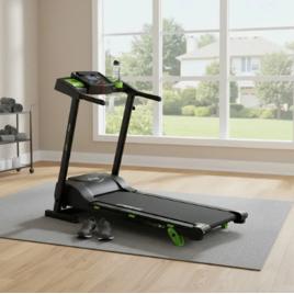 Esteira Elétrica Athletic Speedy 14km/h Bivolt Suporta 120kg Cor Preto 127/220V
