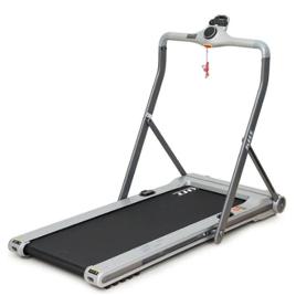 Esteira Elétrica KHT Ultra Fina Dobrável 12km/h Fica em Pé 1.0HP até 130kg - Cinza+Preto