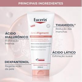 EUCERIN Creme Corporal Antimanchas Intenso 200ml, Anti-Pigment, Clareador Joelho, Coxa e Cotovelo, Thiamidol