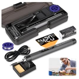 Ferro De Solda Sem Fio Digital Carregamento Usb 260-420°c