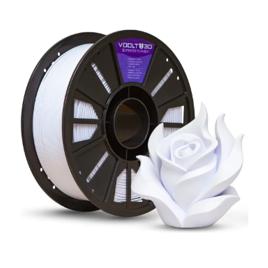 Filamento Pla Branco Velvet 1kg - Premium Voolt3d High Speed.