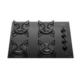 Cooktop 4 Bocas Atlas Agile Up Mesa Vidro Mega Chama Bivolt