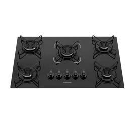 Cooktop Itatiaia Essencial 5 Bocas Vidro Preto Bivolt