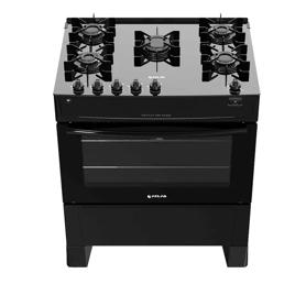 Fogão de Piso Atlas 5 Bocas Mesa Vidro Top Glass