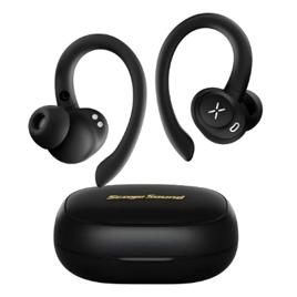 Fone de Ouvido Esportivo Bluetooth 5.4 com Gancho Resistente ao Suor