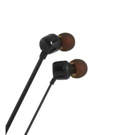 Fone de Ouvido Intra-Auricular JBL Tune 110, com Fio e Microfone, Pure Bass, Preto