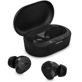 Fone de ouvido sem fio TWS Philips TAT1209BK/00 cor preta, com bluetooth