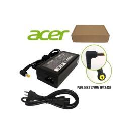 Fonte Carregador Notebook Acer 19v 3.42a 65w Cor Preto