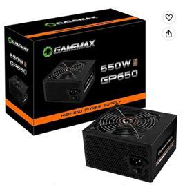 Fonte Gamer GAMEMAX GP650 650W | 80 Plus Bronze, PFC Ativo, Preta