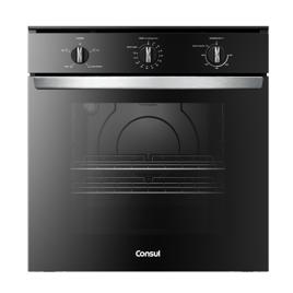 Forno de Embutir Elétrico Consul 84 Litros Preto com Timer Autodesligamento e Grill