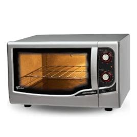 Forno elétrico de bancada Fischer gourmet grill Prata