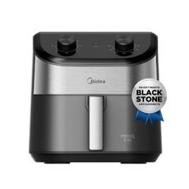 Fritadeira Air Fryer 4,5l Widemax Com Interior De Alumínio 1500w Midea