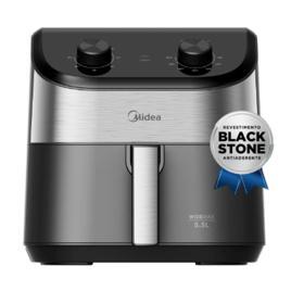 Fritadeira Air Fryer 5,5l Widemax Com Interior De Alumínio 1900w Midea