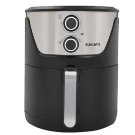 Fritadeira Sem Óleo Lightfry Preta Em Inox 4 Litros 127V- SUGGAR