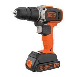 Furadeira E Parafusadeira 10mm Black Decker Modelo ‎BCD704C 1 Bateria 1 Carregador