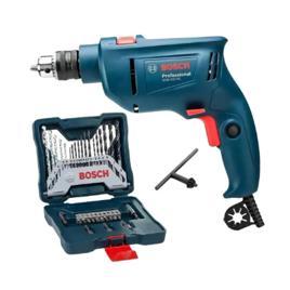 Furadeira Industrial Impacto Rev 450w Gsb 450 Re Bosch + Kit Brocas