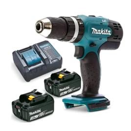 Furadeira Parafusadeira 18v Dhp453 Makita Com 2 Baterias 3ah