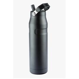 Garrafa de Aço Inoxidável Stanley Aerolight Flip Straw com Capacidade de 1.1L liso - Preta